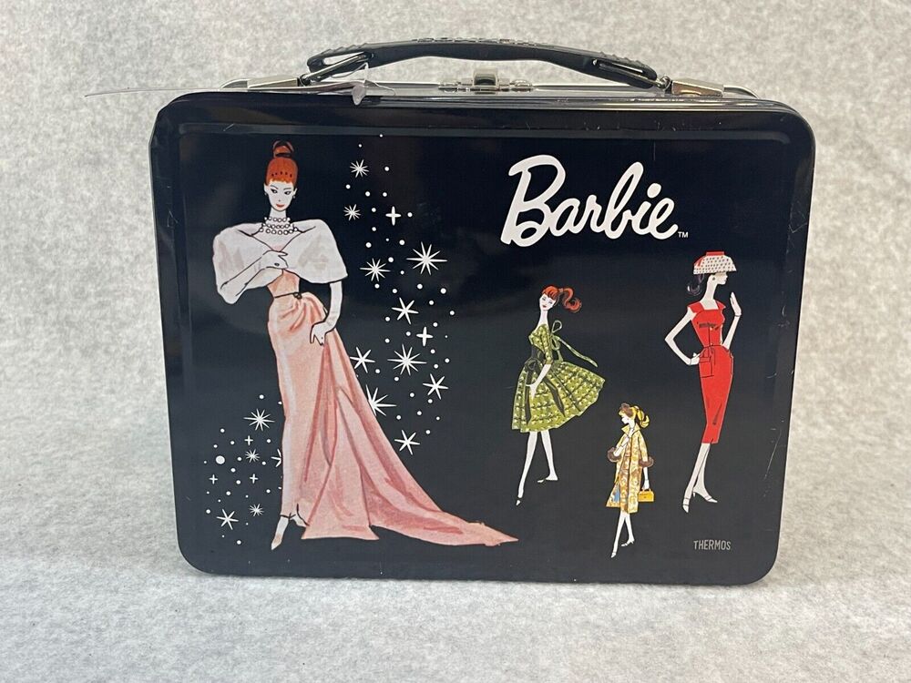 Barbie 100th Anniversary Lunch Box Thermos Special Edition 2004 RARE Box Only